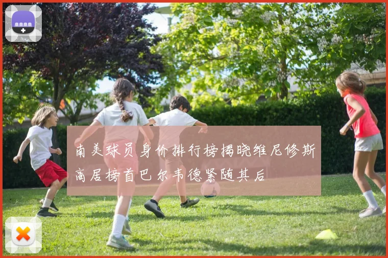 南美球员身价排行榜揭晓维尼修斯高居榜首巴尔韦德紧随其后